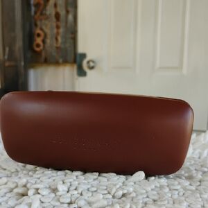 {$10 BUNDLED} LONGCHAMP Rich Brown Leather Pouch